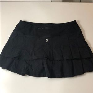 Black tennis skirt